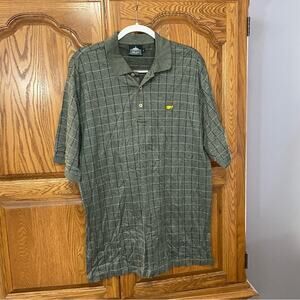 Clubhouse Collection Master's Augusta National Golfing Polo Cotton Green Men's L